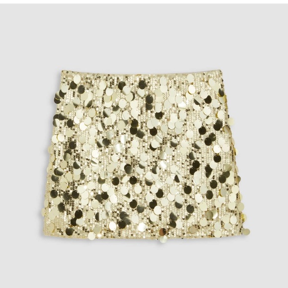 Cider Dresses & Skirts - Cider Gold Sequin Skirt small NWT